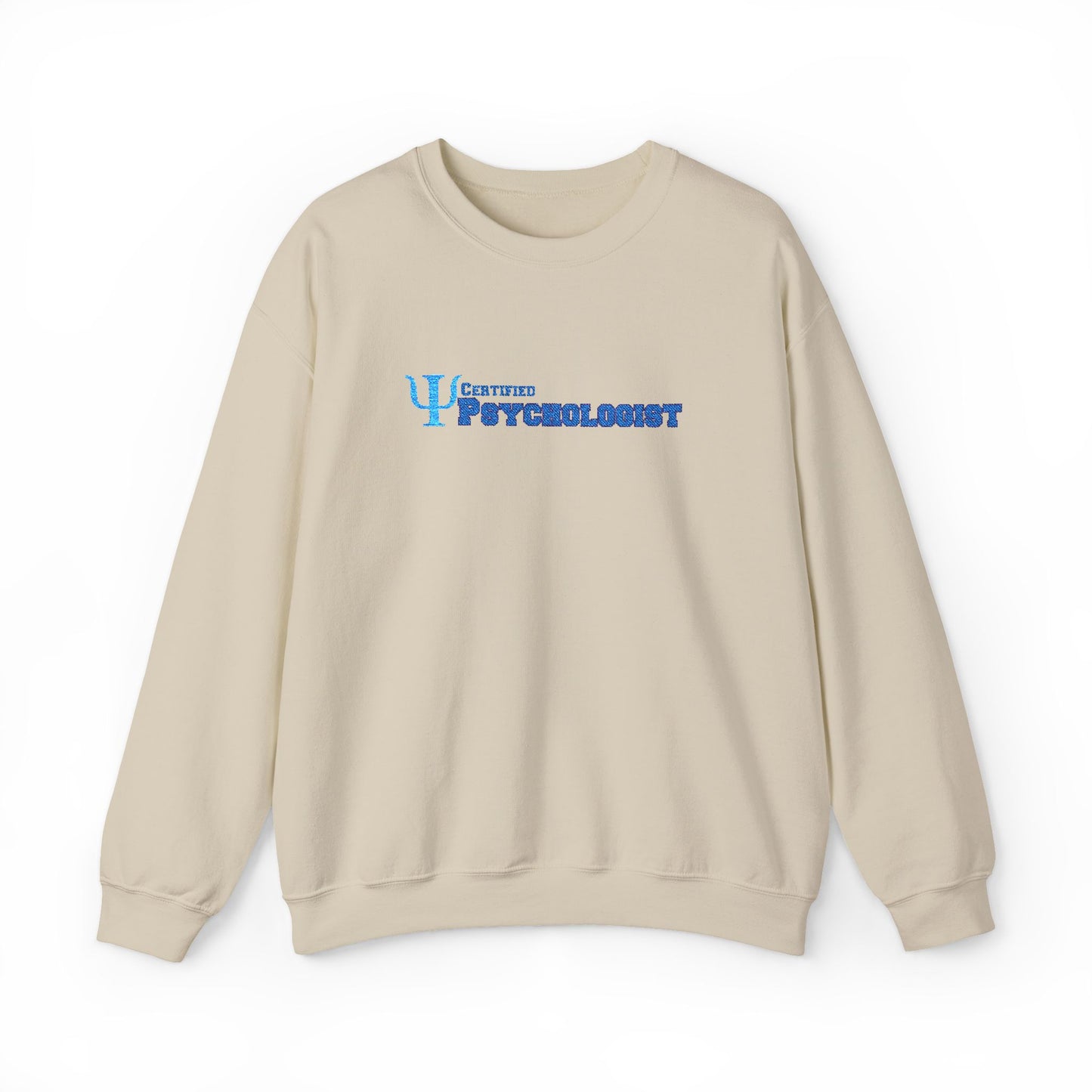Psychologist Embroidered Sweatshirt Casual Wear Professional Clothing Mental Health Professional Apparel Psychology Student Graduation Gift