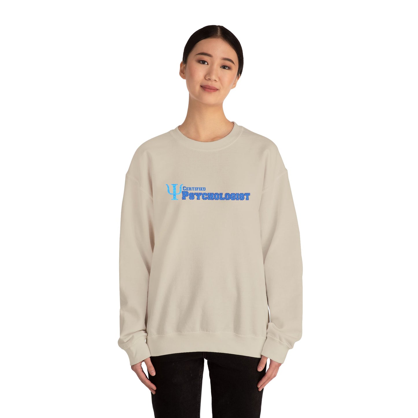 Psychologist Embroidered Sweatshirt Casual Wear Professional Clothing Mental Health Professional Apparel Psychology Student Graduation Gift
