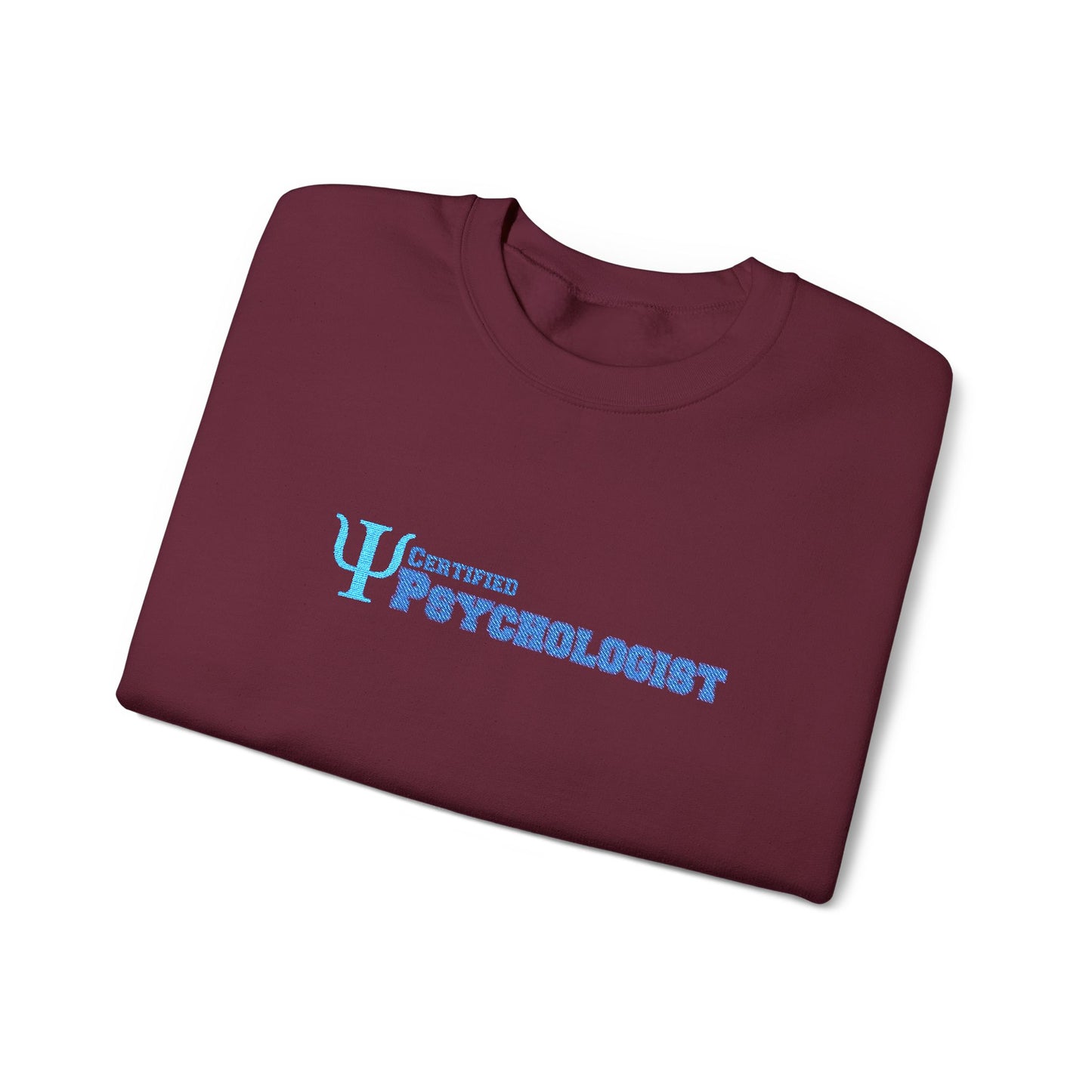 Psychologist Embroidered Sweatshirt Casual Wear Professional Clothing Mental Health Professional Apparel Psychology Student Graduation Gift
