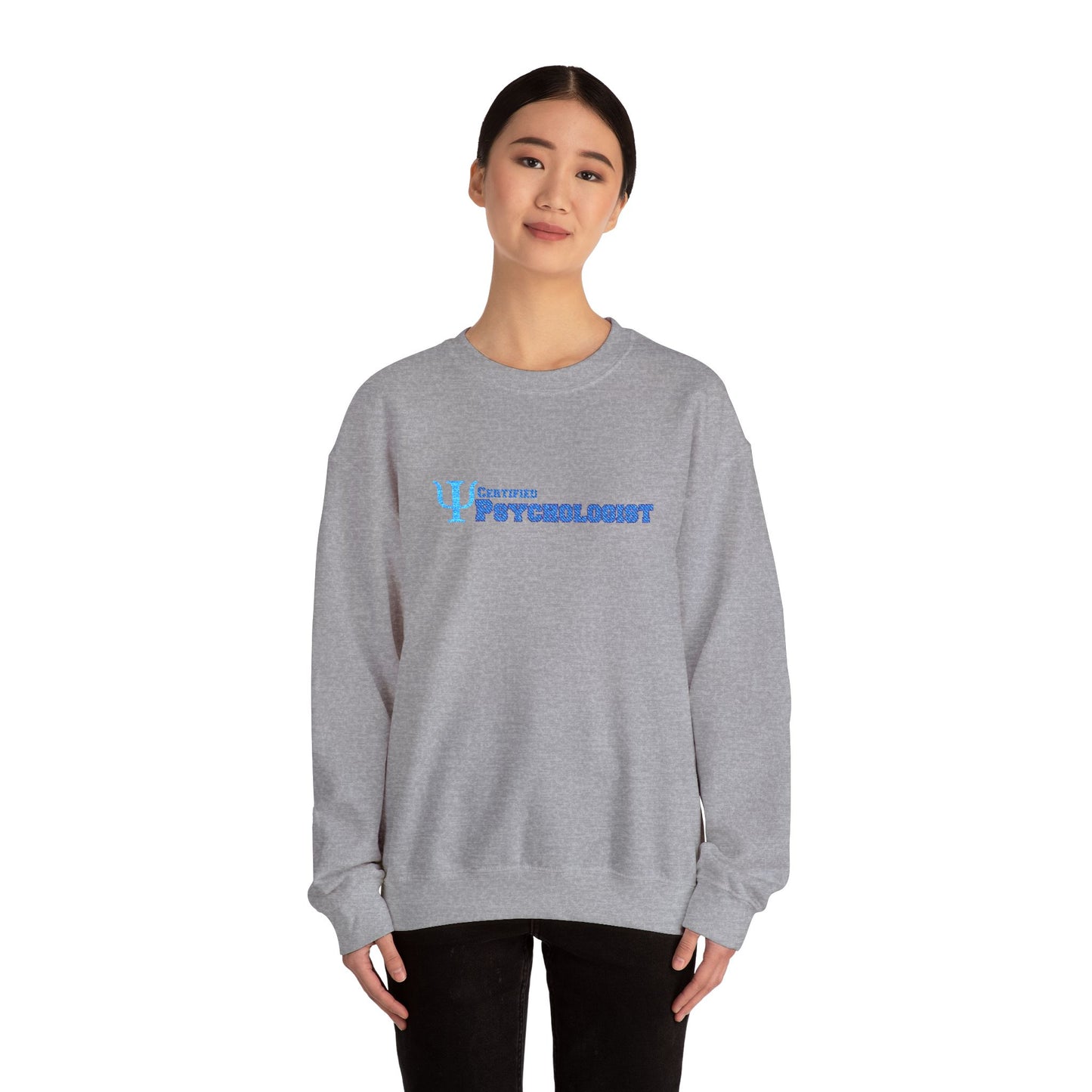 Psychologist Embroidered Sweatshirt Casual Wear Professional Clothing Mental Health Professional Apparel Psychology Student Graduation Gift