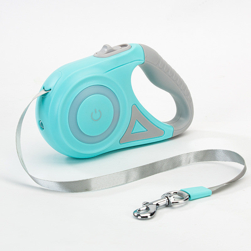 Best Dog Leash and Collar Retractable Leash With Build-in Torch