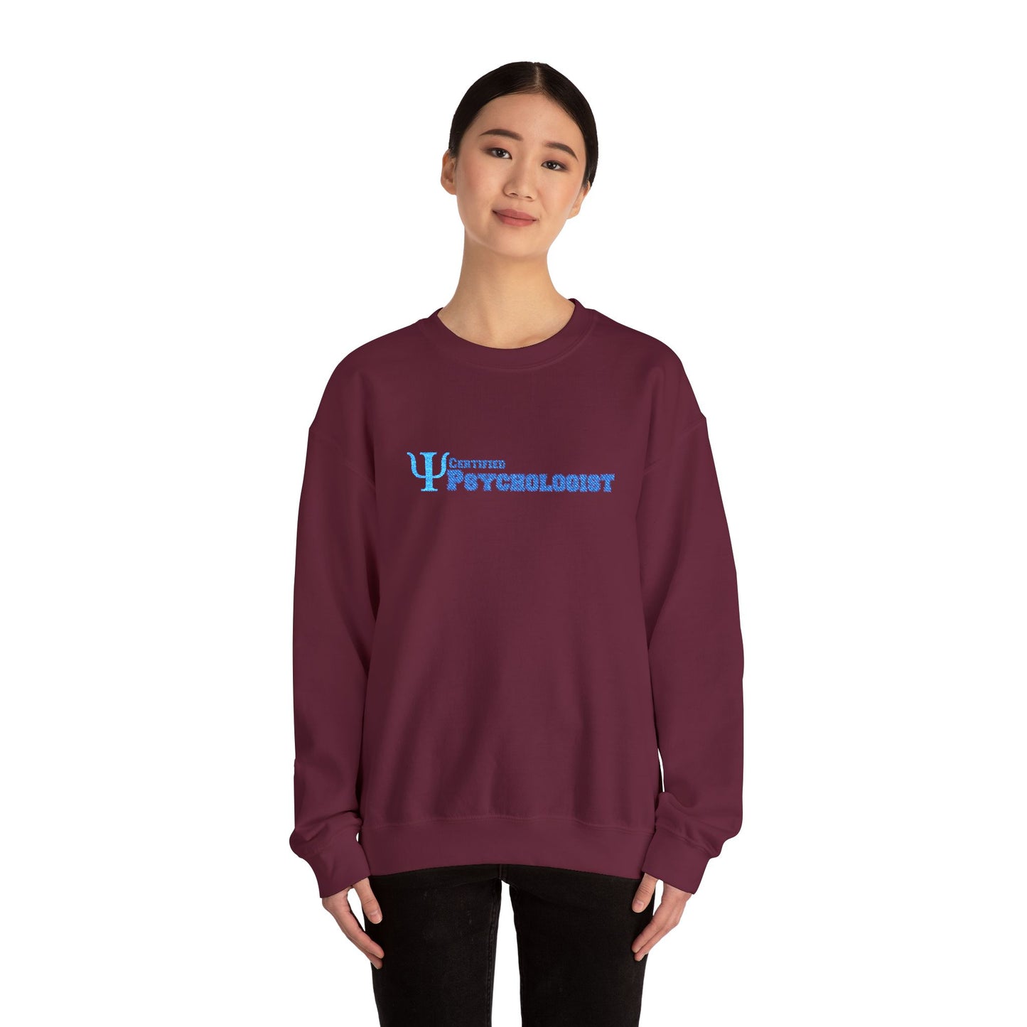 Psychologist Embroidered Sweatshirt Casual Wear Professional Clothing Mental Health Professional Apparel Psychology Student Graduation Gift