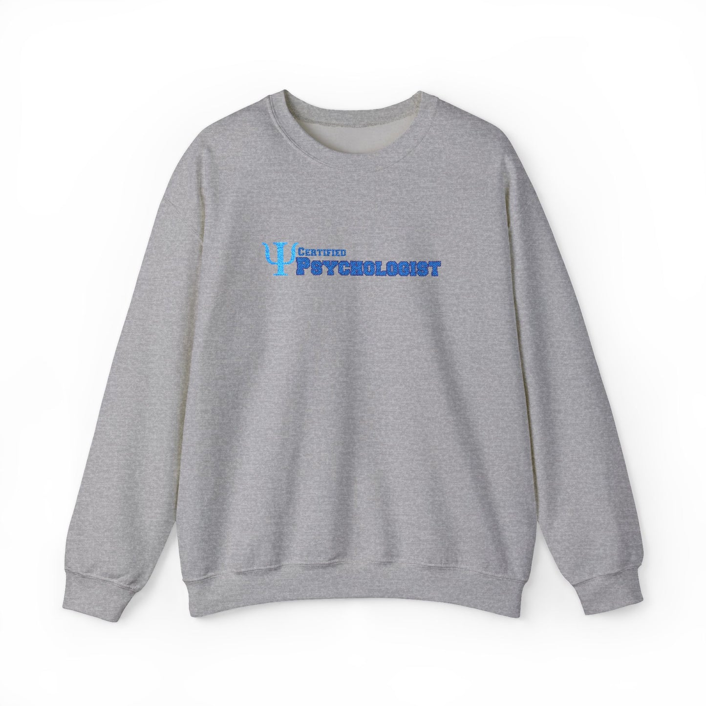 Psychologist Embroidered Sweatshirt Casual Wear Professional Clothing Mental Health Professional Apparel Psychology Student Graduation Gift