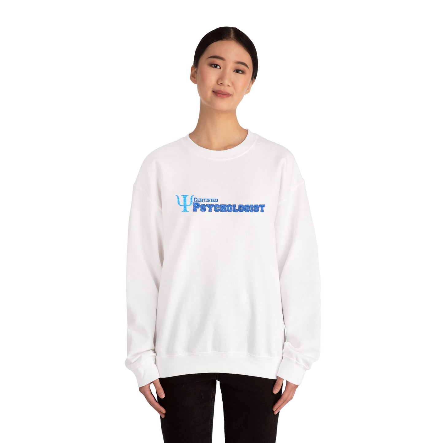 Psychologist Embroidered Sweatshirt Casual Wear Professional Clothing Mental Health Professional Apparel Psychology Student Graduation Gift