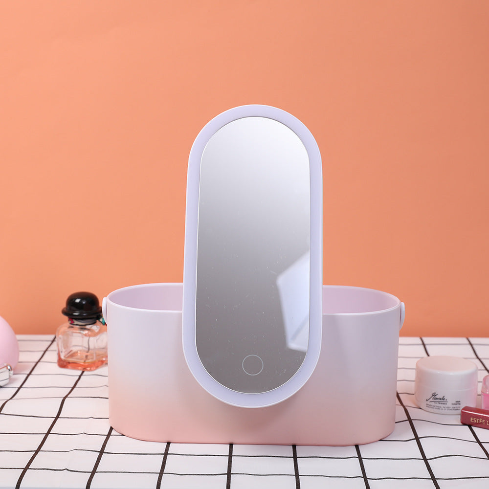 storage box led mirror dresser