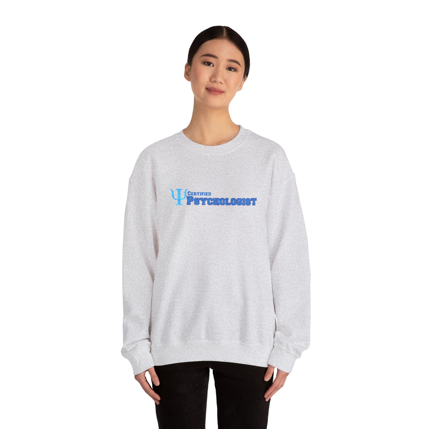 Psychologist Embroidered Sweatshirt Casual Wear Professional Clothing Mental Health Professional Apparel Psychology Student Graduation Gift