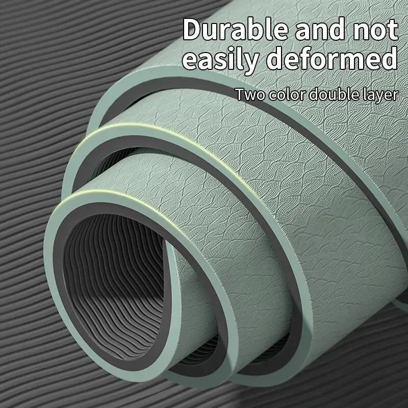 Yoga Mat Non Slip two colour double layer