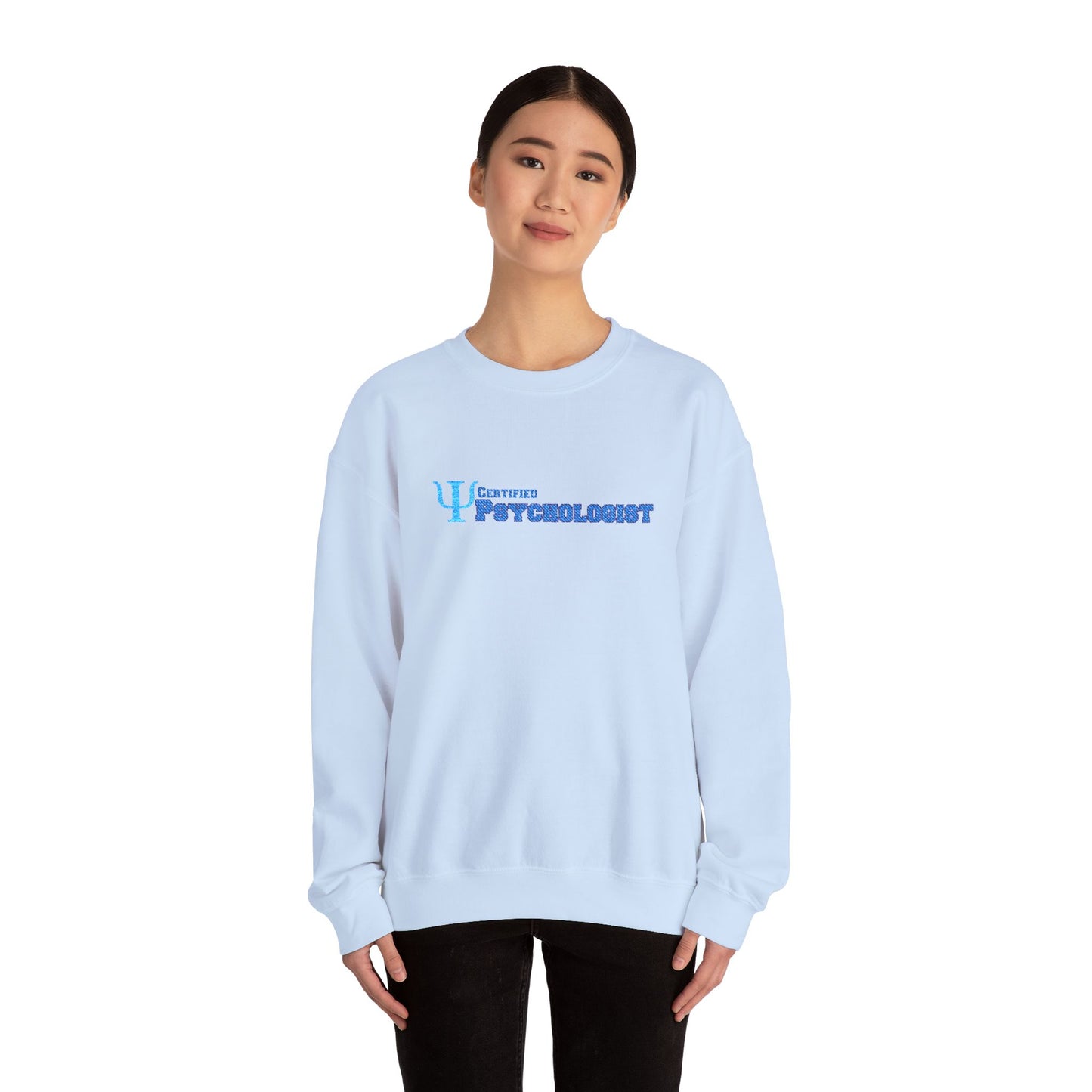 Psychologist Embroidered Sweatshirt Casual Wear Professional Clothing Mental Health Professional Apparel Psychology Student Graduation Gift