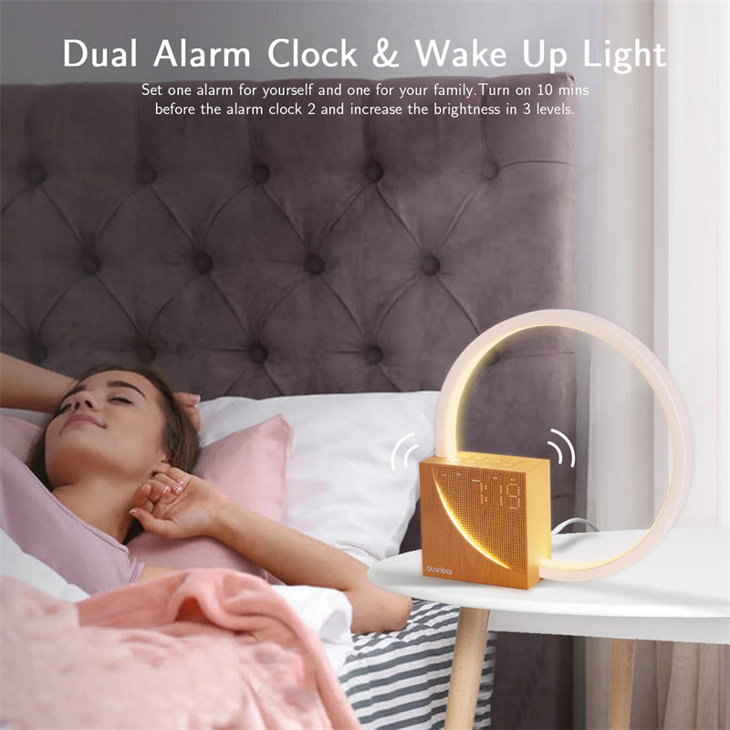 Bedside Lamp With Alarm Clock