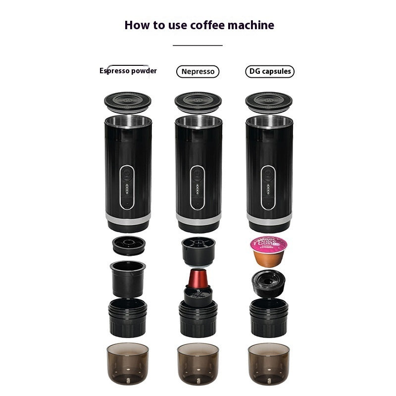 Portable Automatic Heating Espresso Capsule Coffee Machine