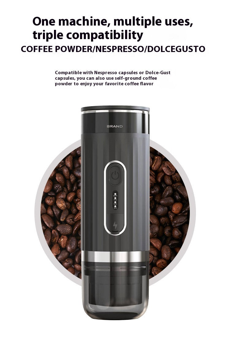 Portable Automatic Heating Espresso Capsule Coffee Machine
