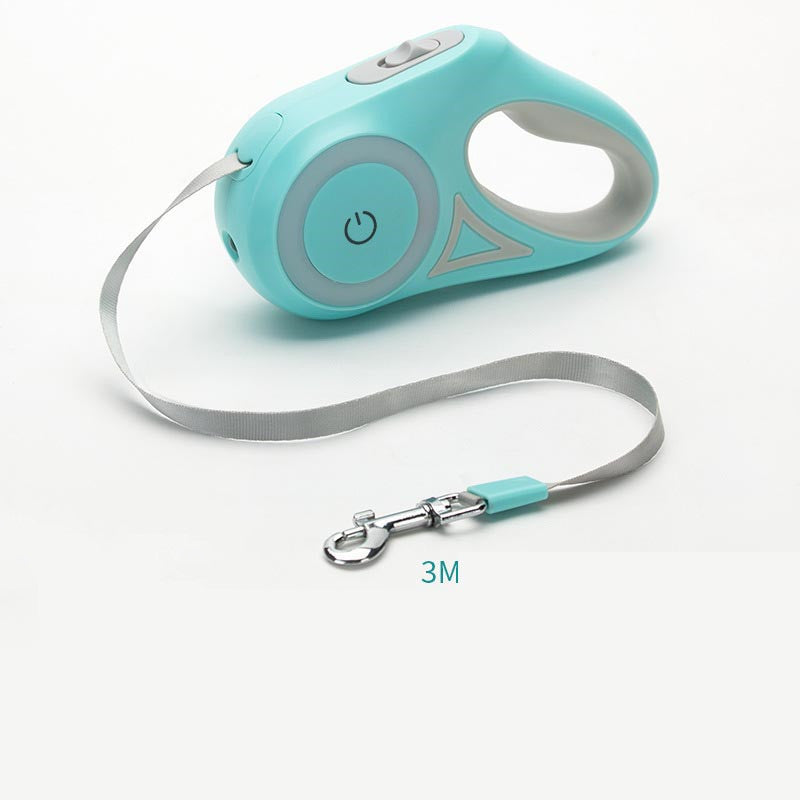 Best Dog Leash and Collar Retractable Leash With Build-in Torch
