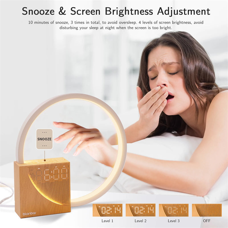 Bedside Lamp With Alarm Clock
