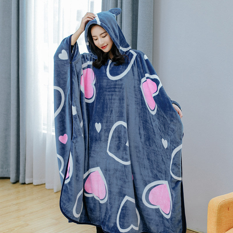 Wearable Blanket Hoodie For Adults