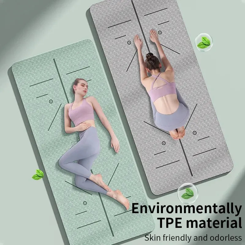 Yoga Mat Non Slip TPE material
