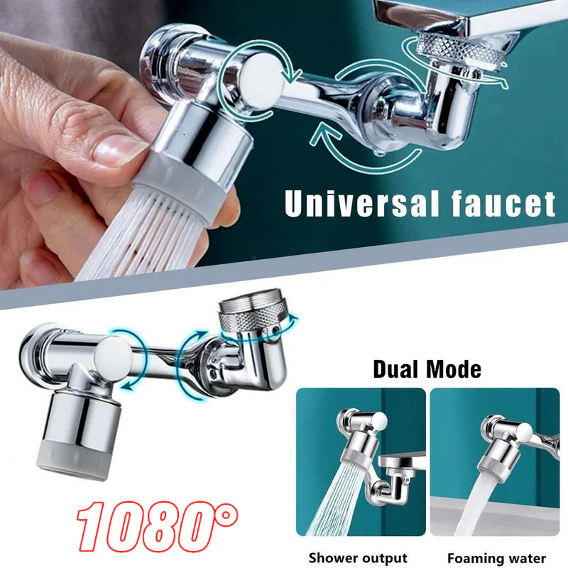 1080 degree rotation faucet extender
