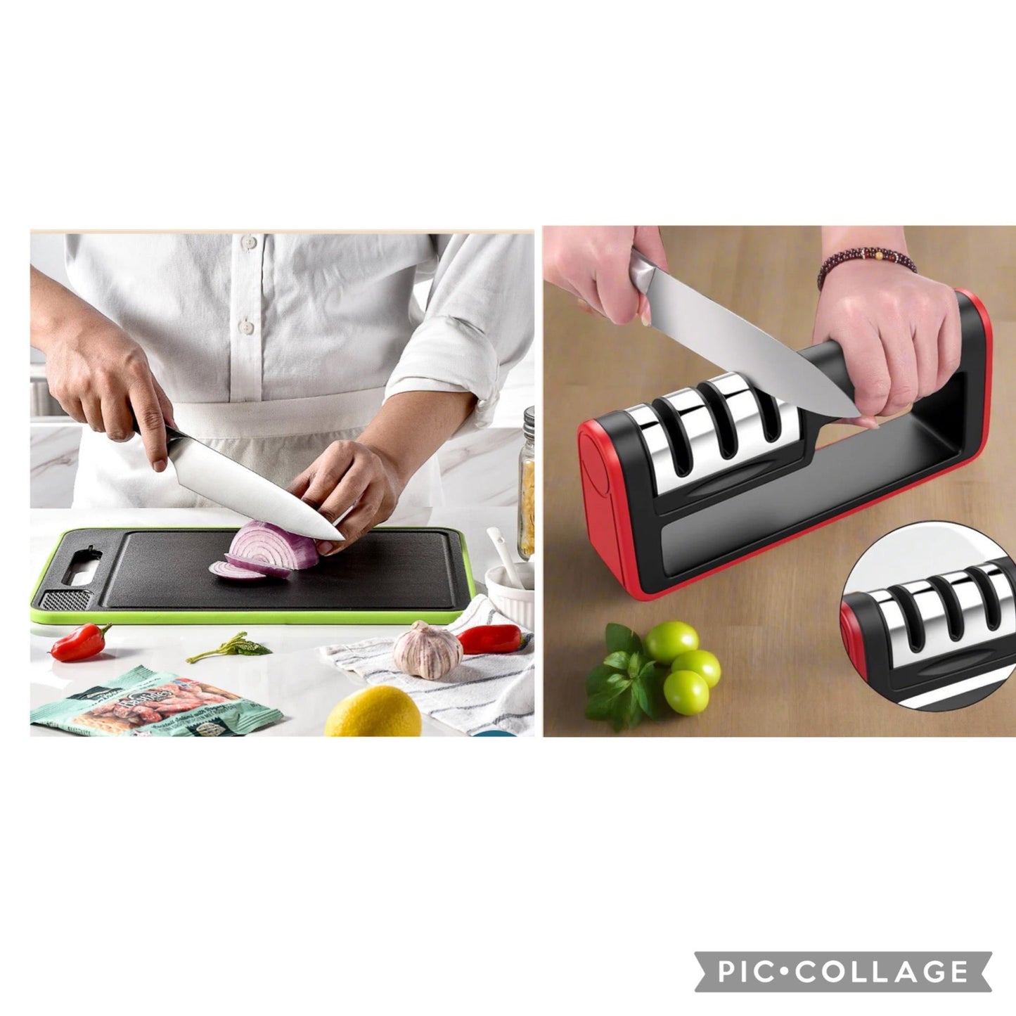 Chopping Board And Knife sharpener