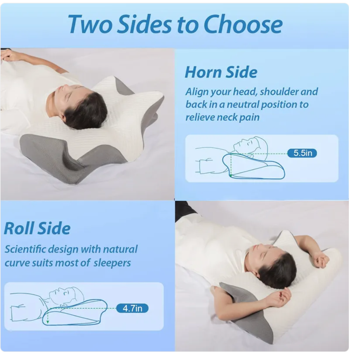 Best Cervical Neck Foam Pillow