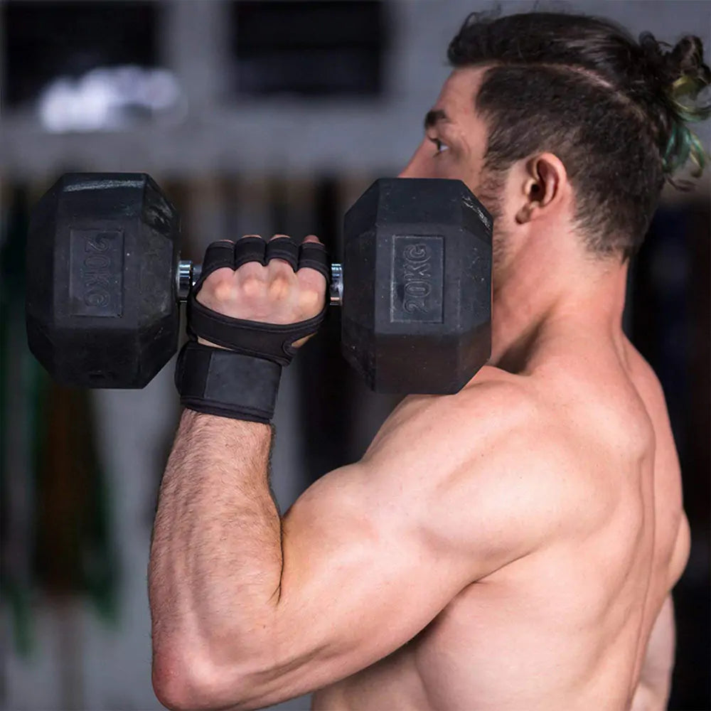 Best Weightlifting Gloves with dumbells