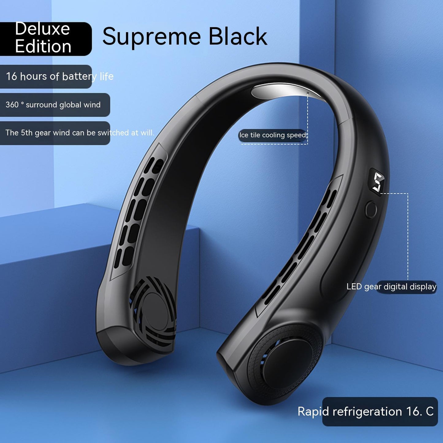 Portable Multifunction Neck Fan