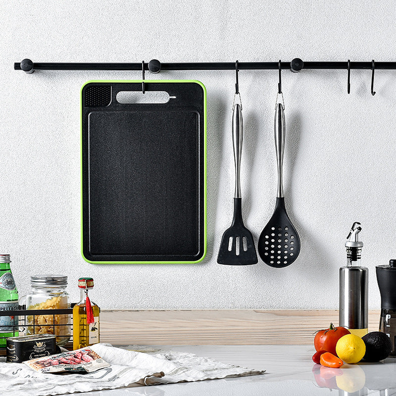 the chopping board hanging