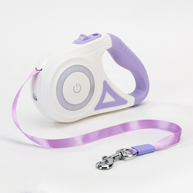 Best Dog Leash and Collar Retractable Leash With Build-in Torch