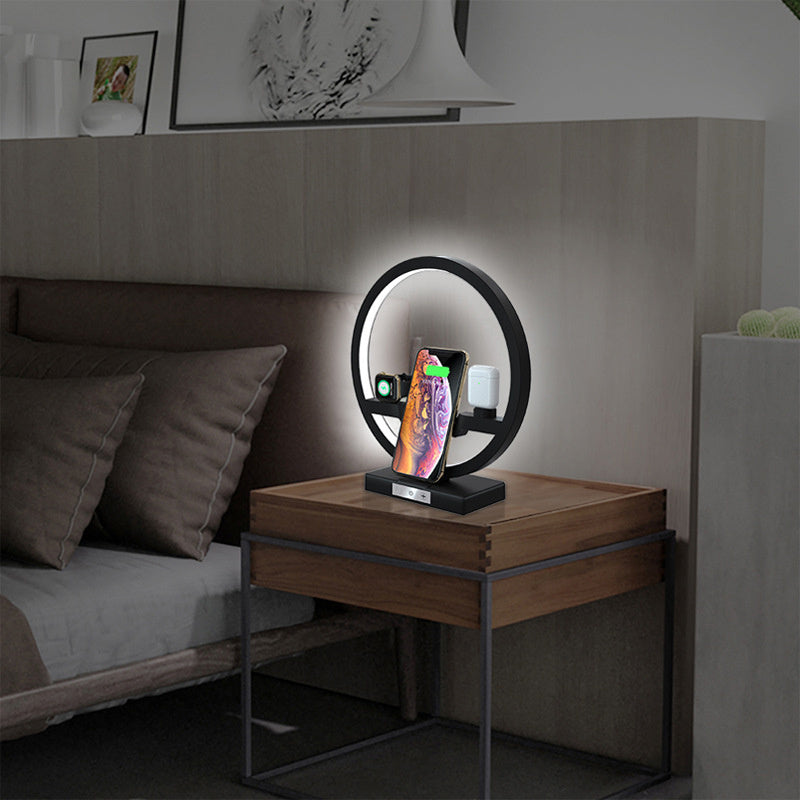 wireless charging stand and table lamp