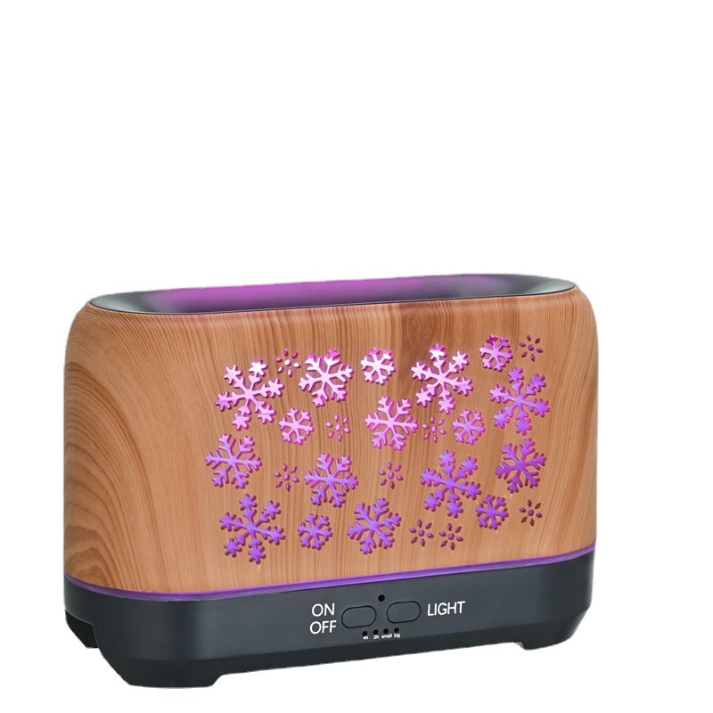 snowflake humidifier diffuser woodgrain