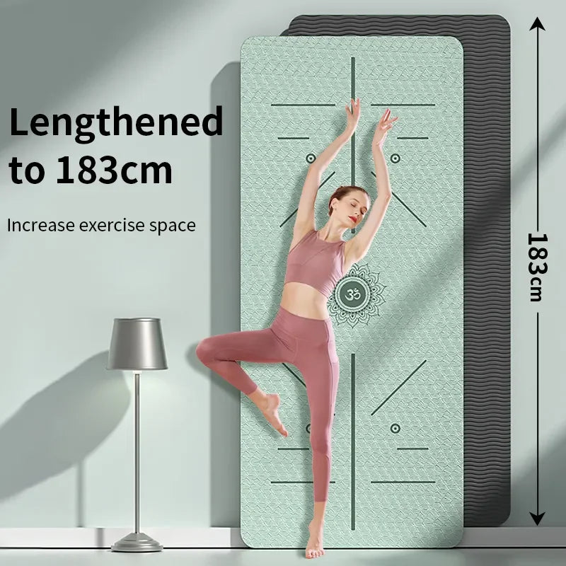 Yoga Mat Non Slip 183 cm length