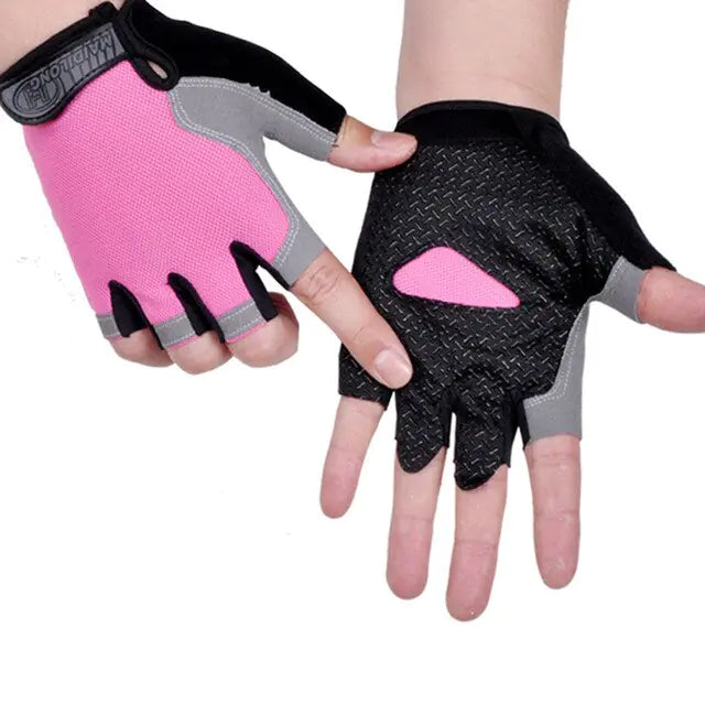 Anti Slip Breathable Half Finger Weightlifting Cycling Gloves