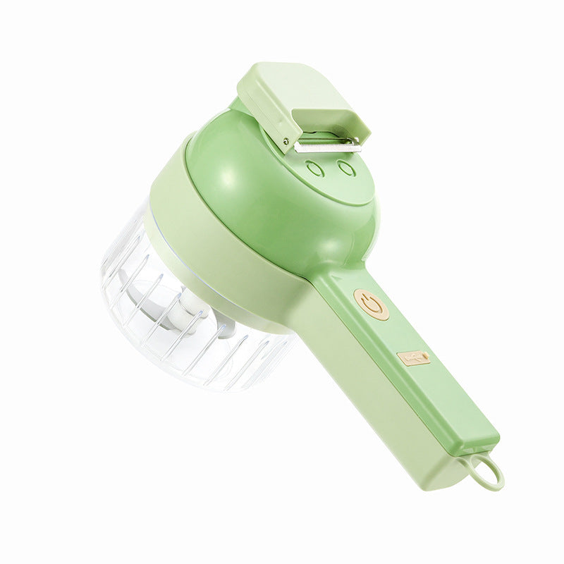 Handheld Electric Vegetable Cutter Set,Multifunction Wireless Electric Vegetable Chopper