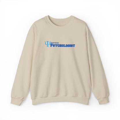 Psychologist Embroidered Sweatshirt Casual Wear Professional Clothing Mental Health Professional Apparel Psychology Student Graduation Gift