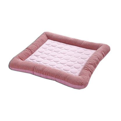 pet cooling pad bed red