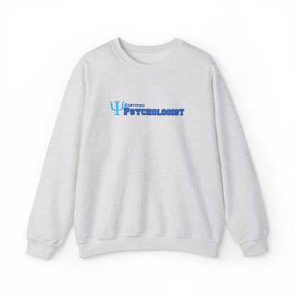 Psychologist Embroidered Sweatshirt Casual Wear Professional Clothing Mental Health Professional Apparel Psychology Student Graduation Gift
