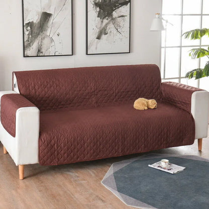 Best Waterproof Pet Sofa Cover Couch Cover dark brown