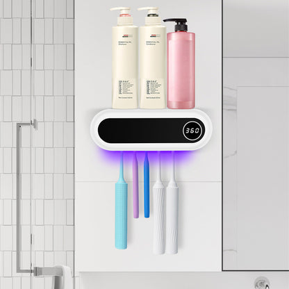 Wall Mounted Smart Toothbrush Holder  UV Sterilizer  For Bathroom Accessories