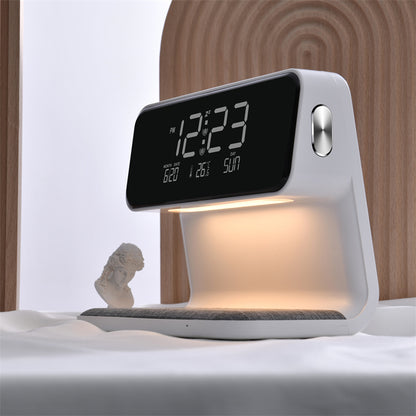 Bedside Lamp  Alarm Clock  Wireless Charging Stand