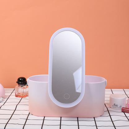 storage box led mirror dresser