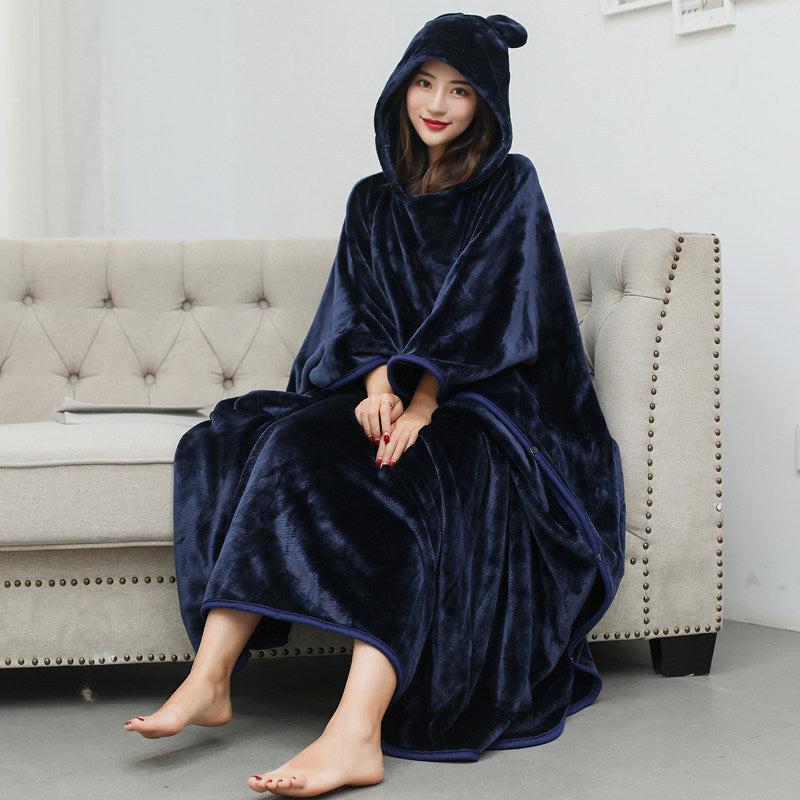 wearable blanket hoodie for adults