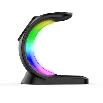 Magnetic Wireless Charging Stand with Atmosphere light