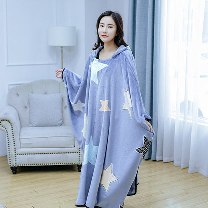 Wearable Blanket  Hoodie For Adults