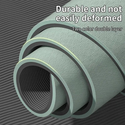 Yoga Mat Non Slip two colour double layer