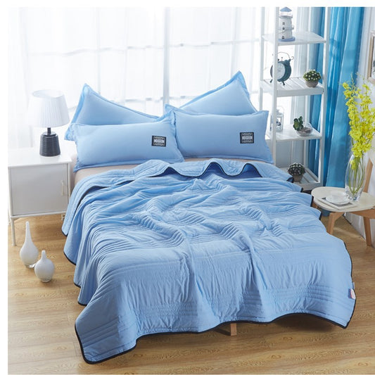 cooling blanket blue