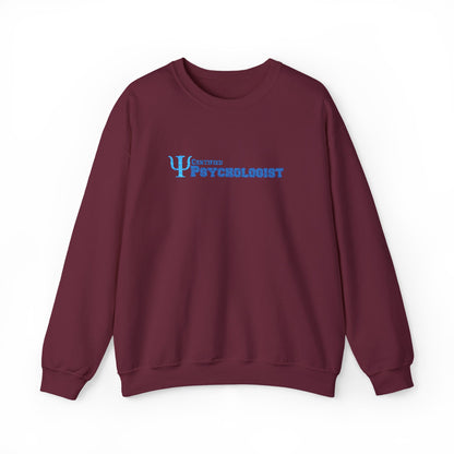 Psychologist Embroidered Sweatshirt Casual Wear Professional Clothing Mental Health Professional Apparel Psychology Student Graduation Gift