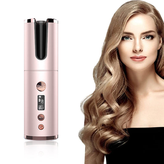 wireless rechargeable curling iron