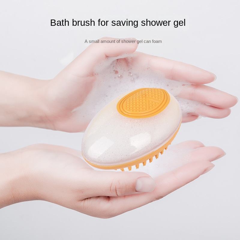 best dog cat bath brush soap dispenser save shower gel