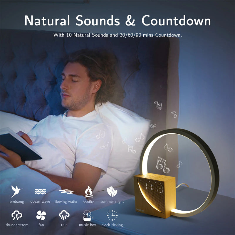 Bedside   Lamp  With Alarm Clock