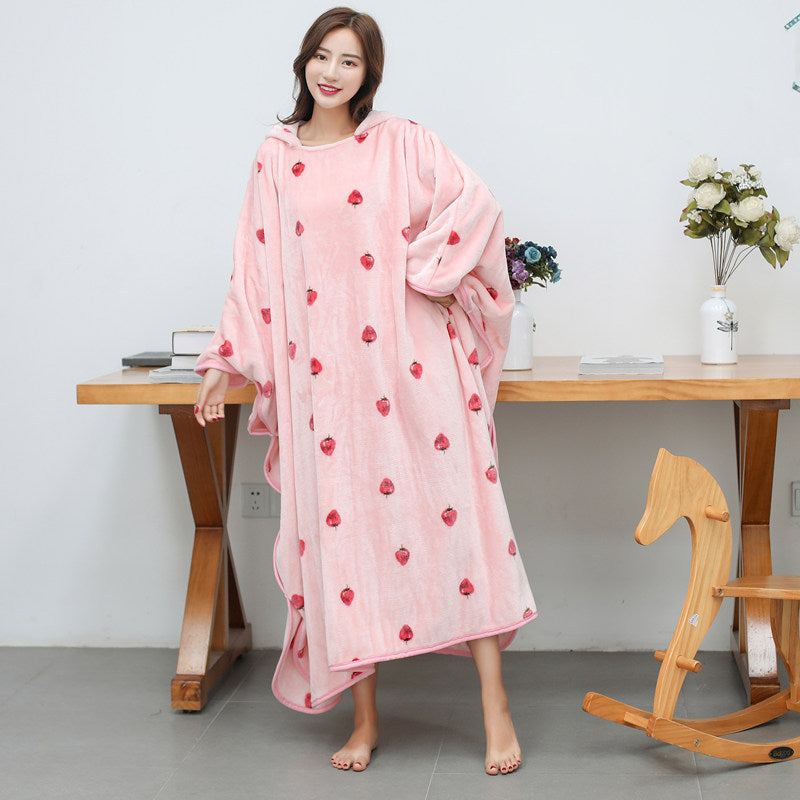 Wearable Blanket  Hoodie For Adults