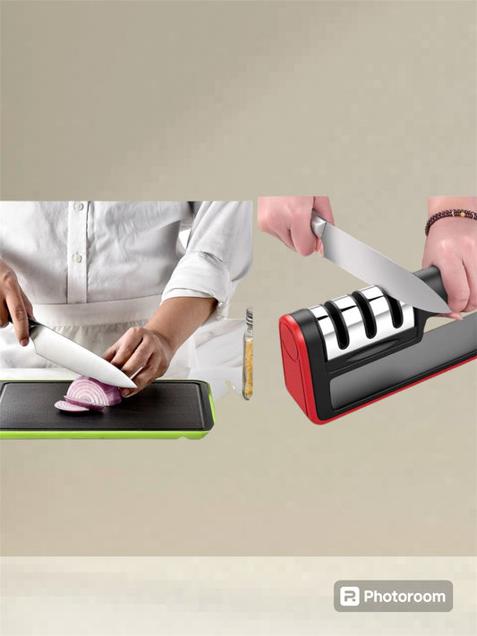 Chopping Board And Knife sharpener