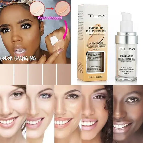 Colour Changing Foundation Makeup Change To Your Skin Tone